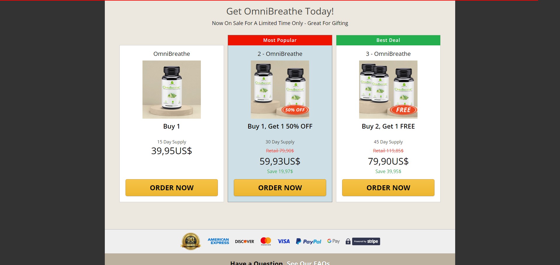 OmniBreathe Proizvod