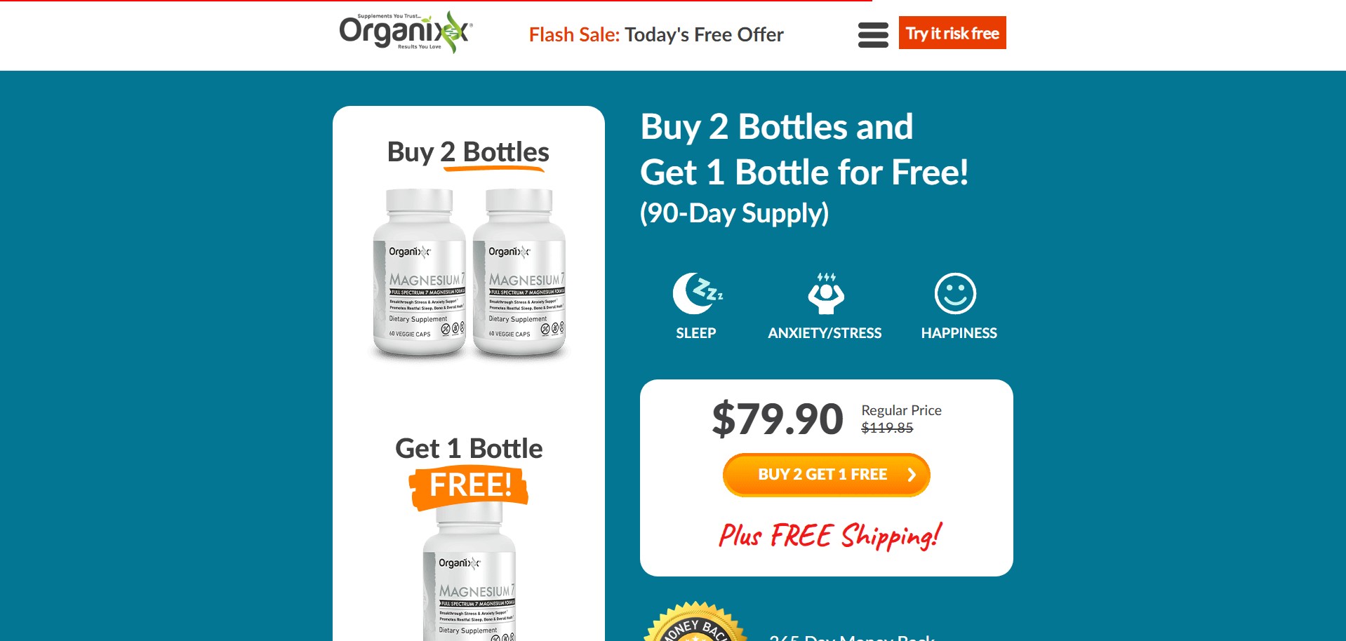 Organixx Magnesium 7 Proizvod
