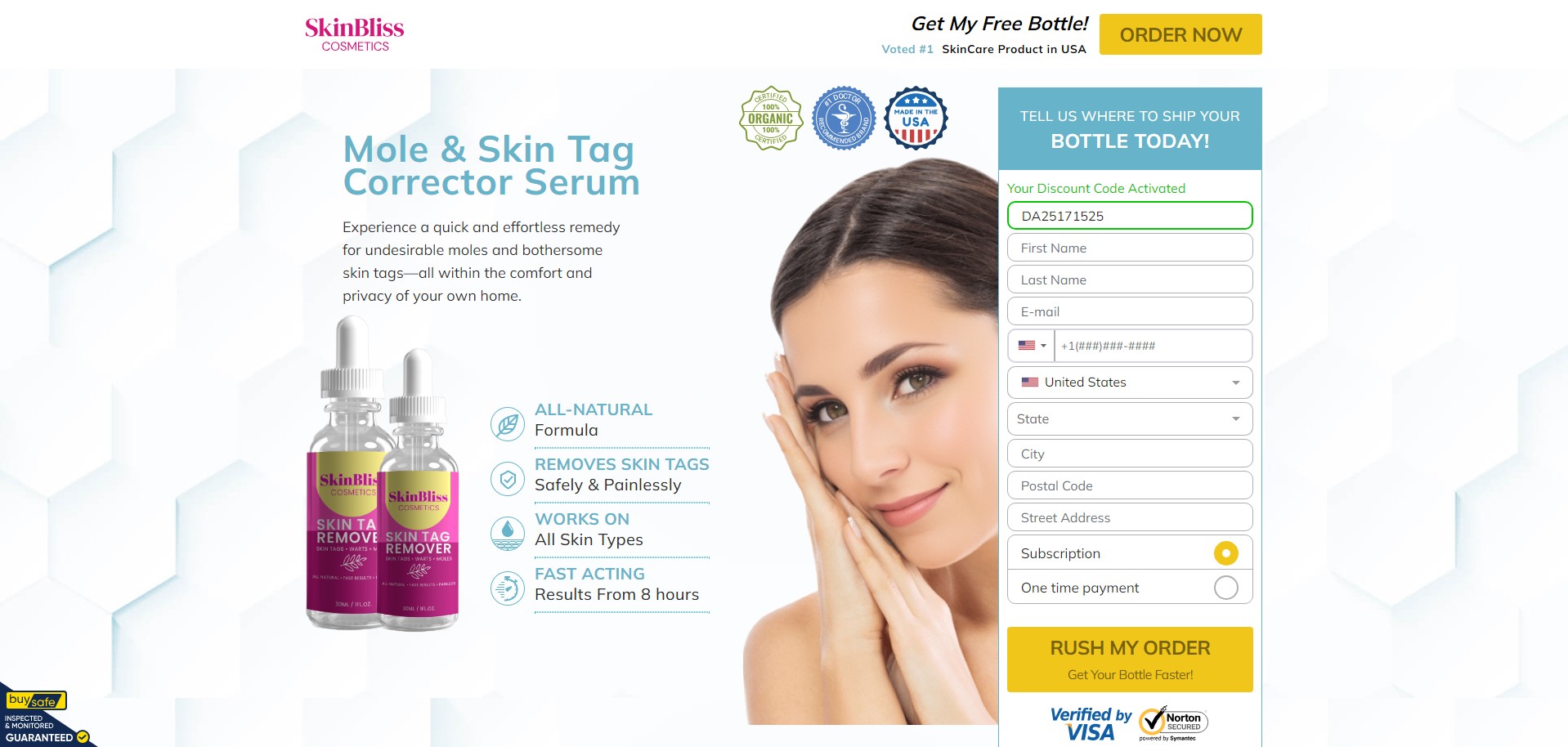 SkinBliss Cosmetics Skin Tag Remover Proizvod